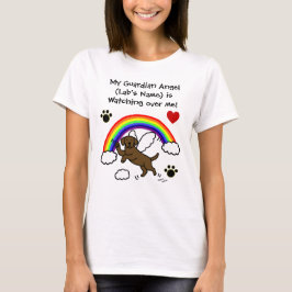 Camiseta Chocolate Labrador Guardian Angel (Ponte do Arco-í