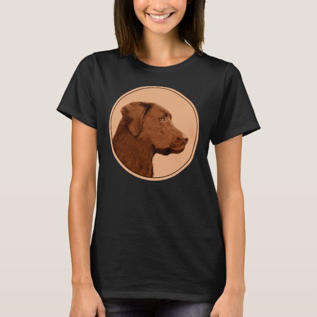 Camiseta Chocolate Labrador Retriever (Frente)