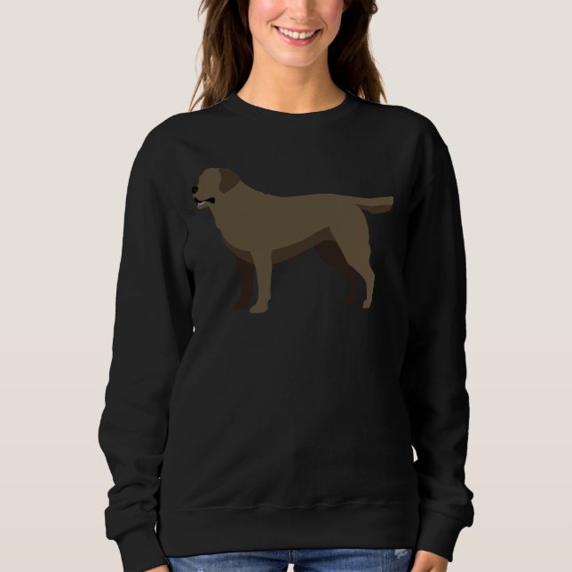 Camiseta Chocolate Labrador Retriever 1 (Frente)