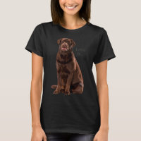 Chocolate Labrador Retriever Shirt Lab Teatro Mãe