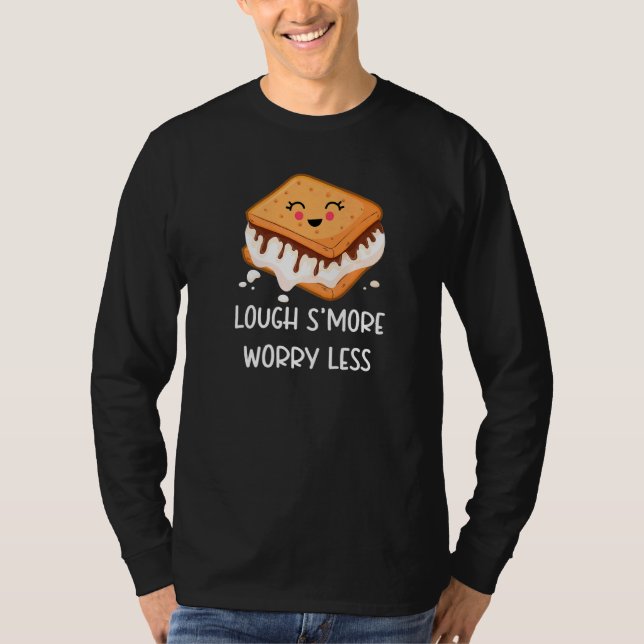 Camiseta Chocolate & Marshmallow Pun Piada Lough S (Frente)