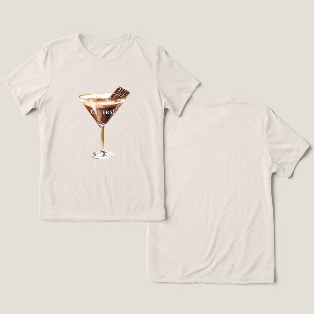 Camiseta Chocolate Martini (Design Frente e Verso)