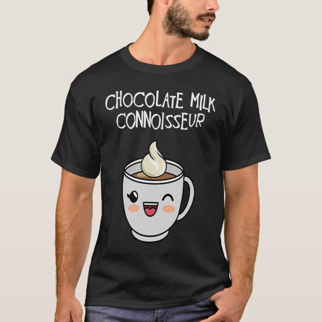 Camiseta Chocolate Milk Connoisseur Milk Chocolate (Frente)