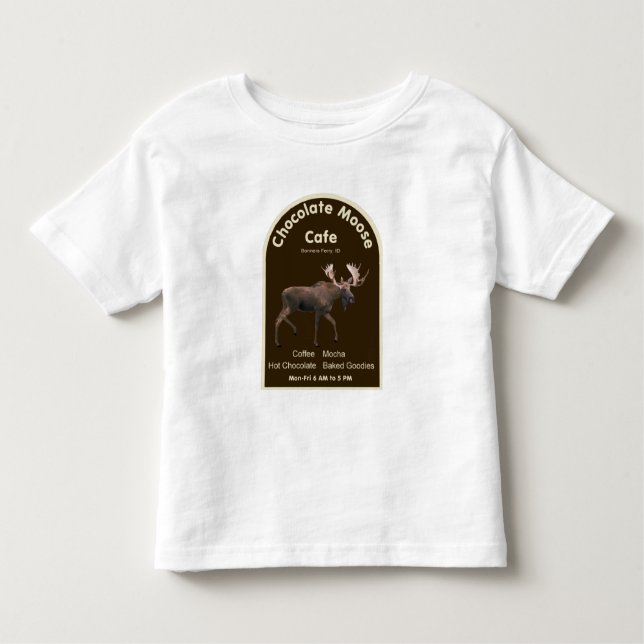 Camiseta Chocolate Moose Café (Frente)