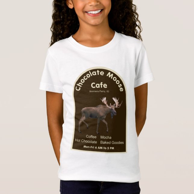 Camiseta Chocolate Moose Café (Frente)