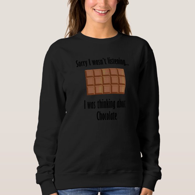 Camiseta Chocolate Negro Delicioso Comendo Chocolate (Frente)