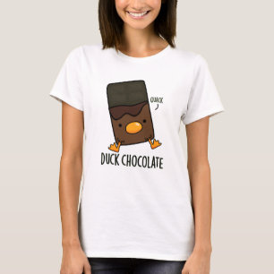 Camiseta Chocolate Pato Funny Dark Chocolate Pun