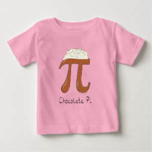 Camiseta Chocolate Pi Bonito Matemática Pi Dia Criança T-Sh