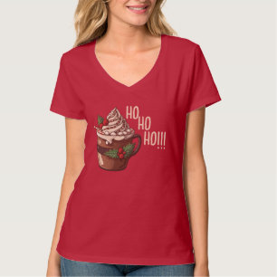 Camiseta Chocolate Quente de Natal