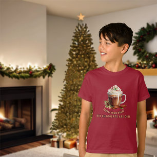 Camiseta Chocolate Quente de Natal é Legal