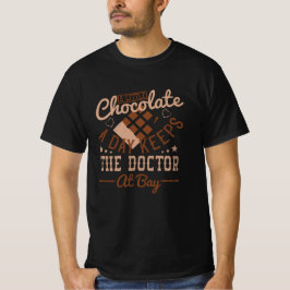 Camiseta Chocolate - Um Pequeno Chocolate Por Dia
