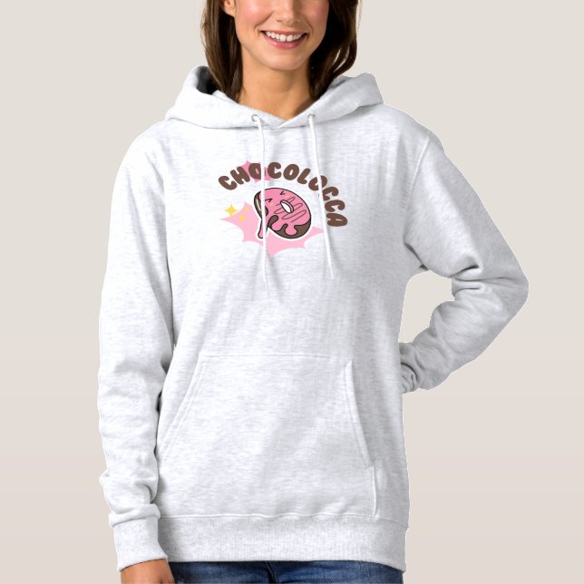 Camiseta chocolocca (louca por chocolate com donuts) (Frente)