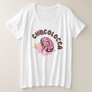 Camiseta chocolocca (louco por chocolate com rosquinha)
