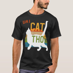 Camiseta Chonk Cat Meme Sobre Dat Chonky 70s Vintage Su