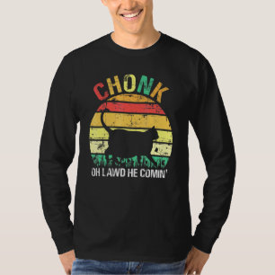 Camiseta Chonk Cat Retro Vintage Memória Oh Legado Ele Vem