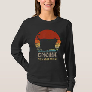 Camiseta Chonk Cat Scale Estilo de Retro Estilo Vintage Cat