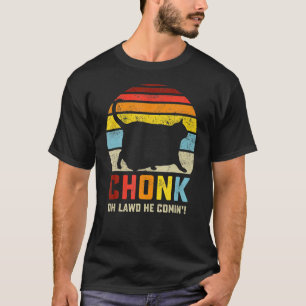 Camiseta Chonk Cat Scale Meme Vintage Cats Memes