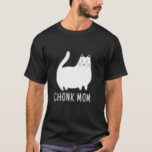 Camiseta Chonk Mãe Engraçado, Memória De Escala De Gato