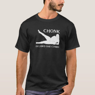 Camiseta Chonk Oh Lawal Ela Vem Curvy Lady Curves Faboulou