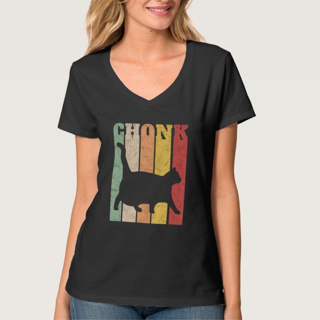 Camiseta Chonk Scale Cat Meme Chonky Chonk Memes (Frente)