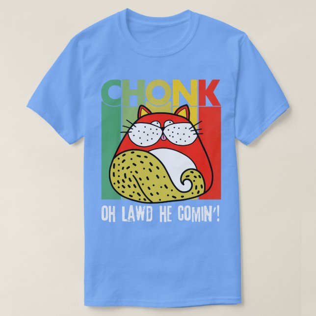 Camiseta Chonk Scale Fat Cat Memory (Frente do Design)