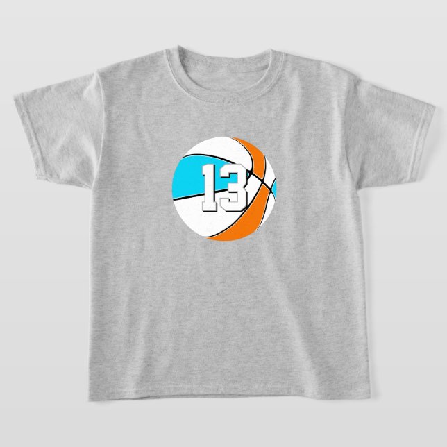 Camiseta Choose ANY team colors w jersey number basketball (Postura )