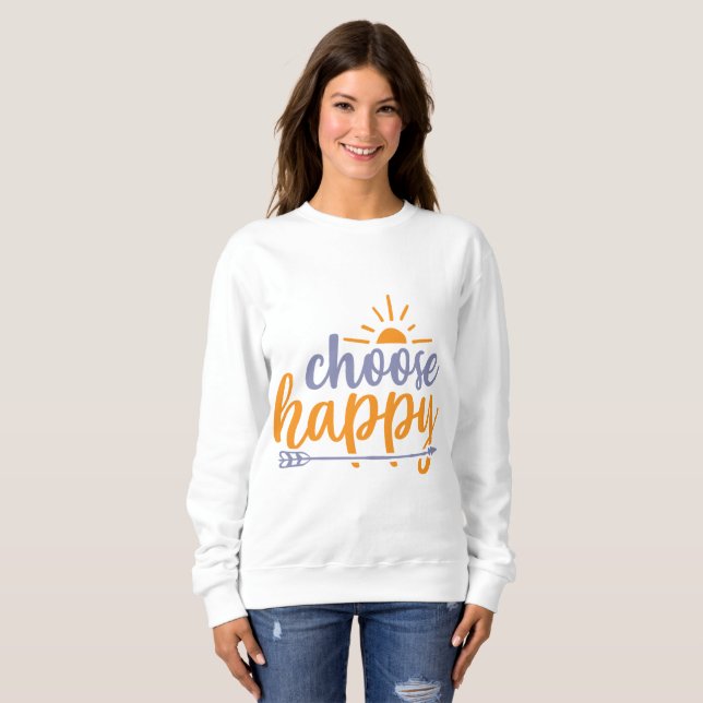 Camiseta Choose Happy (Frente Completa)