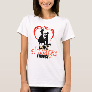 Camiseta Choose Love Always - Freefit Women's Cotton Tee