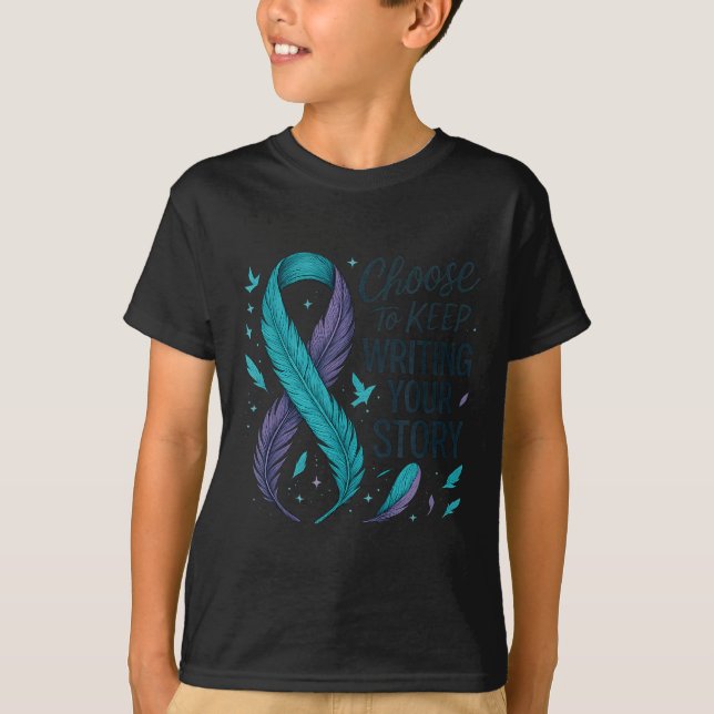 Camiseta Choose To Keep Writing Your Story Insrational Quot (Frente)