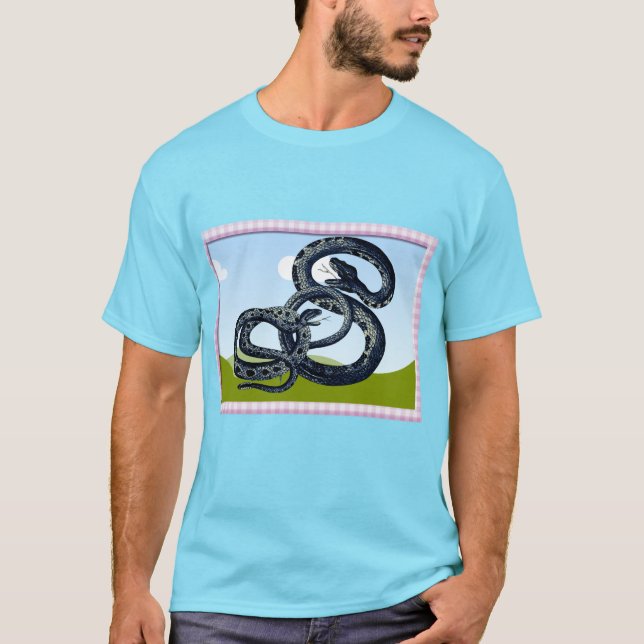 Camiseta Choque de Serpentes. (Frente)