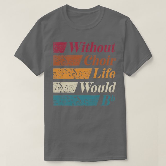 Camiseta Chorister Choir Cantando Professor de Coro Sem Cho (Frente do Design)