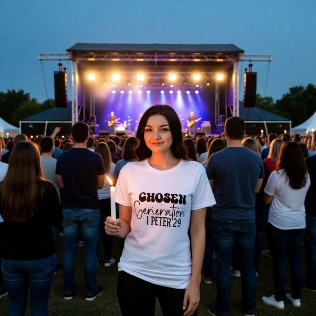 Camiseta Chosen Generation 1 Peter 2:9 Affirmation (Criador carregado)