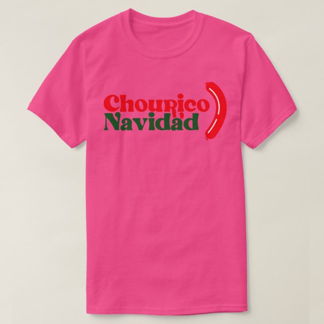 Camiseta Chourico Navidad (Frente do Design)