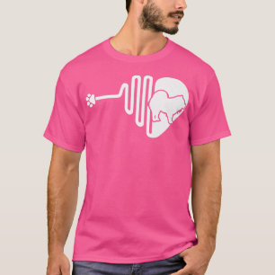 Camiseta Chow Chow Dog Paw Heartbeat Pet Owner Veterinarian