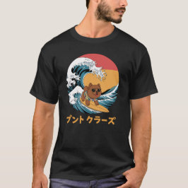 Camiseta Chow Chow Japonês Kanagawa Wave Dog