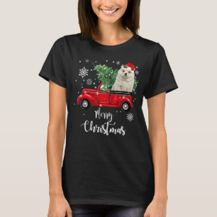 Camiseta Chow Chow Ride Red Truck Natal Pajama