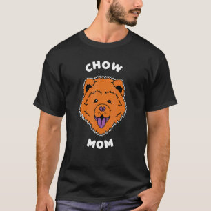 Camiseta Chow Mãe Pet Red Chow Cog