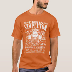 Camiseta Chris Arts Stapleton Cantor Roupas Música Fora da 