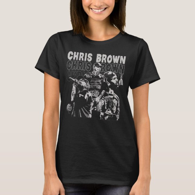 Camiseta Chris Brown Bootleg B& (Frente)