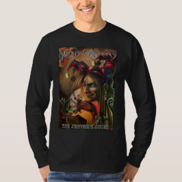 Camiseta Chris Caffery O Adulto da Corte do Jester Long Sle