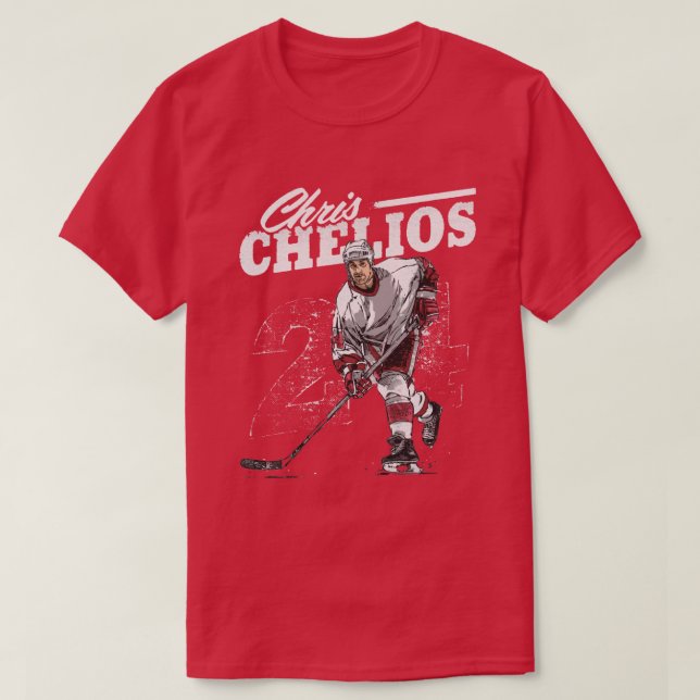 Camiseta Chris Chelios Retro (Frente do Design)