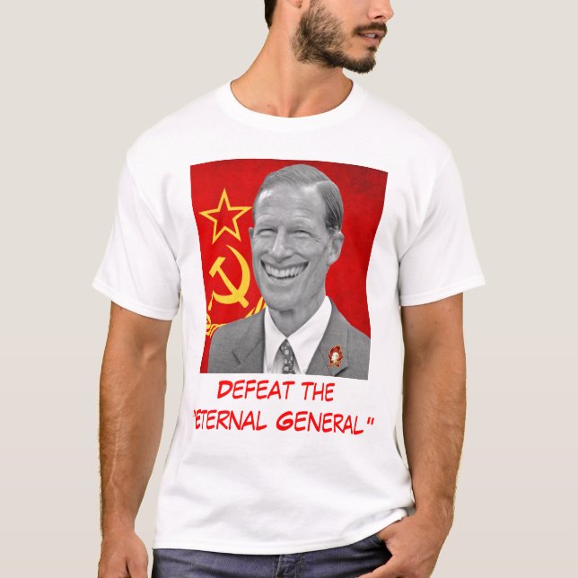 Camiseta Chris Dodd, Richard Blumenthal, bandeira do Commie (Frente)
