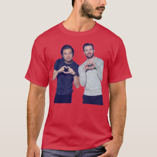 Camiseta Chris Evans Sebastian Stan Hearts