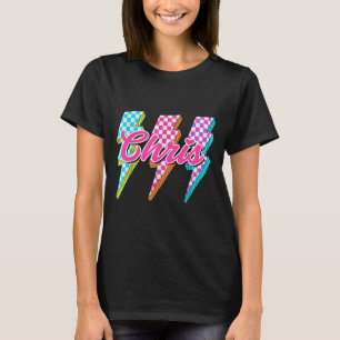 Camiseta Chris Groovy Raio Xadrez Eu Amo Meme 