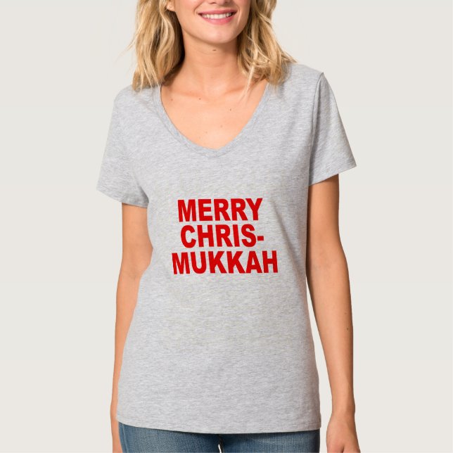 Camiseta Chrismukkah (Frente)