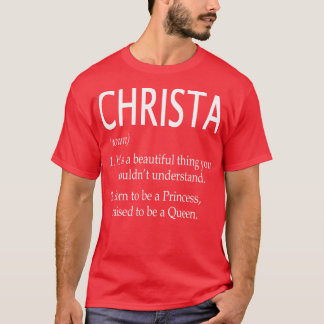 Camiseta Christa Name Gift 125