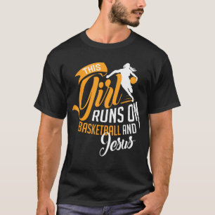 Camiseta Christian Basbol Essa Garota Funciona Por Jesus E