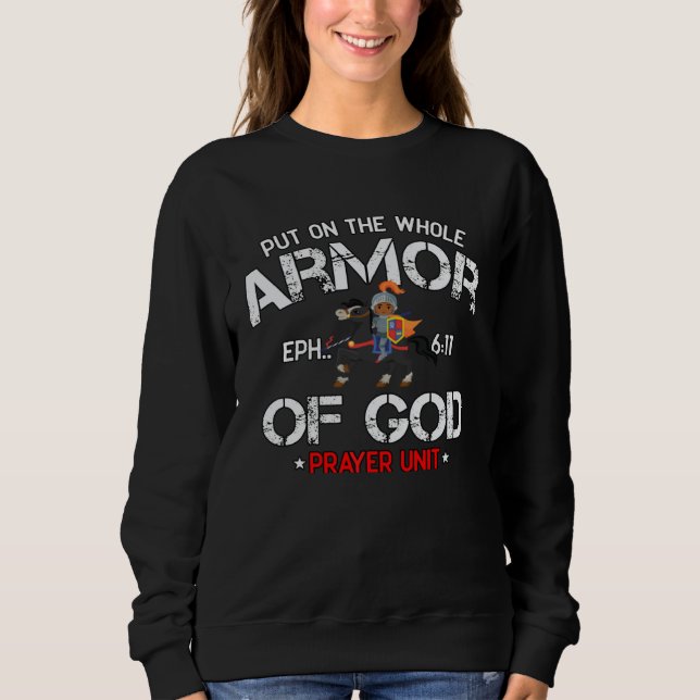 Camiseta Christian Bible Quote Armor of God Ephesians 611 E (Frente)