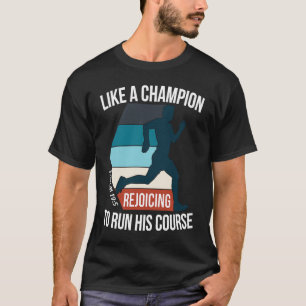 Camiseta Christian Bíblia Verse Corre Sua Cotação De Curso