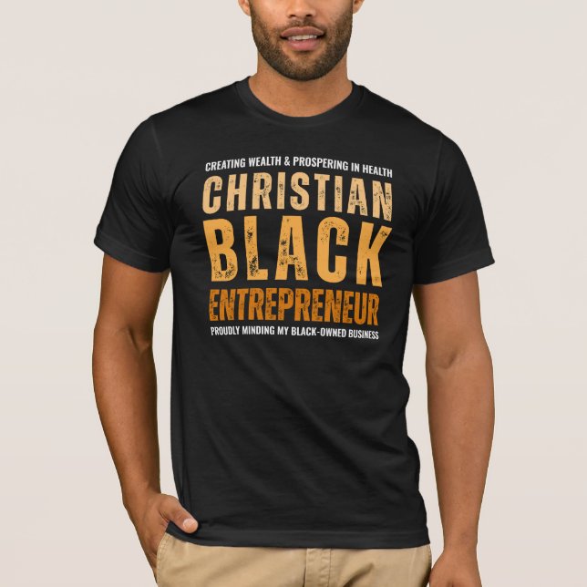 Camiseta Christian Black Empreeneur (Frente)